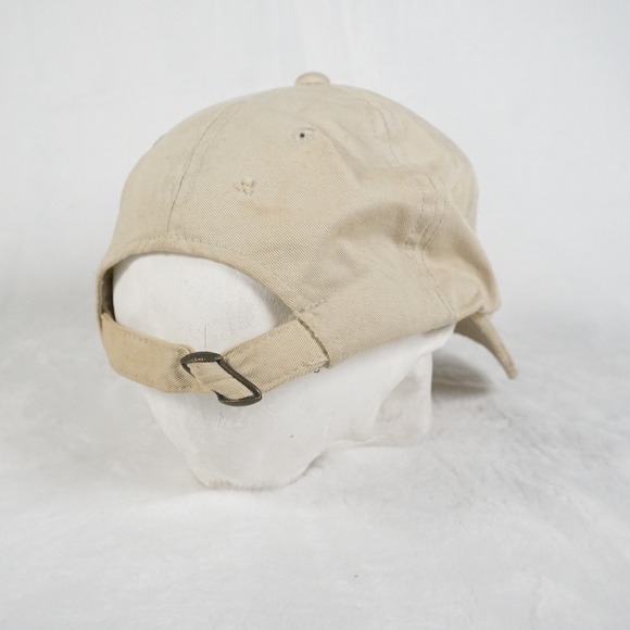 Luckenbach Texas Distressed Baseball Cap Tan Adjustable Strap Thrashed Style Y2K - Picture 3 of 6